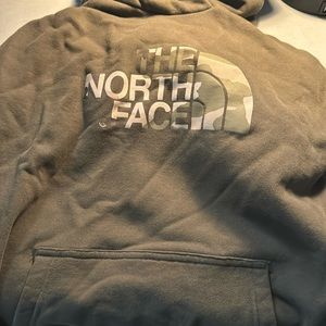 Camo north face hoodie
